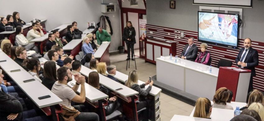 Nj.E. GOSPODIN ANDREAS FOTIU, AMBASADOR REPUBLIKE KIPAR U SRBIJI POSETIO JE PRAVNI FAKULTET ZA PRIVREDU I PRAVOSUĐE